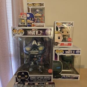 Funko Pop! Marvel Zombie Captain America and G.I. Joe Duke Figures